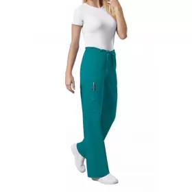 Медицинские универсальные брюки WWE4043 бирюзовые