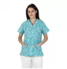 Scrub top BAMBINA, Blue teeths