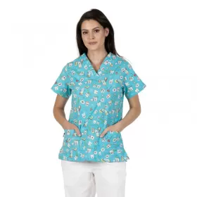 Scrub top BAMBINA, Blue teeths Scrub top BAMBINA, Blue teeths