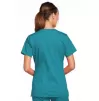Sieviešu medicīnas krekls WWE4727 zilganzaļš