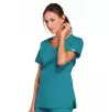 Sieviešu medicīnas krekls WWE4727 zilganzaļš