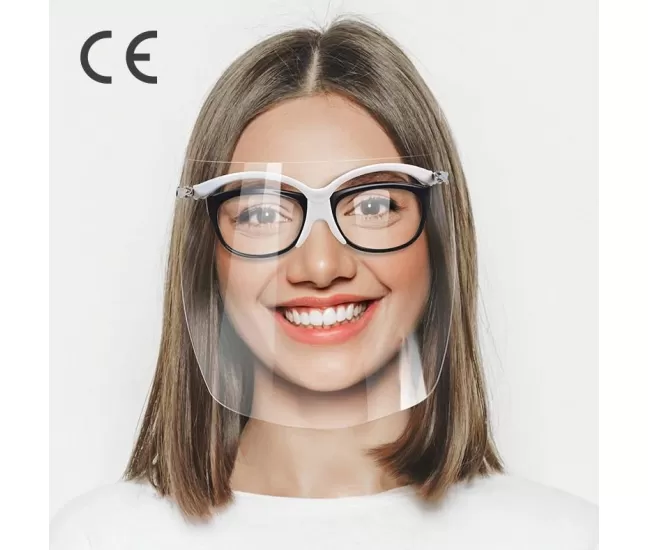 Spectacle frame with metal clips + set of exchangeable foils – 10 pcs