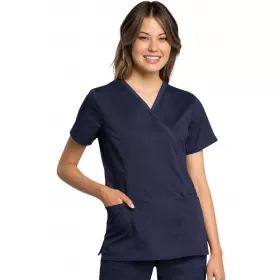 Cherokee WWE775AB women's scrub top, Navy Cherokee WWE775AB women's scrub top, Navy