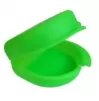 Orthodontic box, large, green, 4 x 7,9 x 8 cm