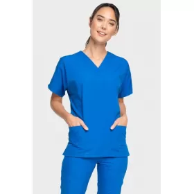 Women’s Cherokee Originals V-Neck scrub top,WWE4700, Royal Blue