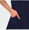 Блузка для женщин медицинского назначения JUSTINA, темно-синяя