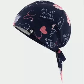 >Scrub hat MODENA, navy with heroes