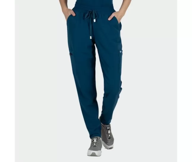 Scrub trousers MAURI, Caribbean blue