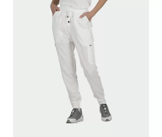 Scrub trousers MAURI, White