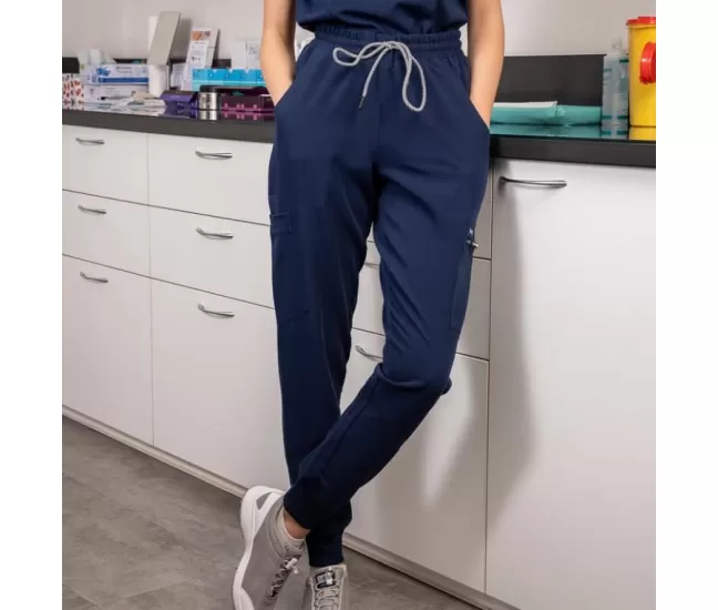 Scrub trousers RICCI, Navy