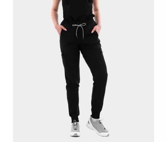Scrub trousers RICCI, Black Scrub trousers RICCI, Black