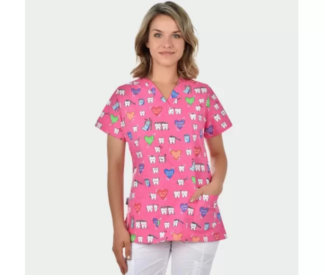 Scrub top BAMBINA, Teeths