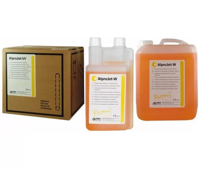 Концентрат для еженедельной очистки и дезинфекции стоматологических аспирационных систем, AlproJet-W, 1 л