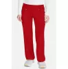 Women's Knit Waistband Scrub Pant CK002 Red