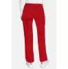 Women's Knit Waistband Scrub Pant CK002 Red