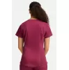 Women's V-Neck Solid Scrub Top WW601 Wine