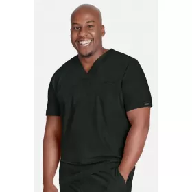 Medicīniskā vīriešu blūze CK885 tumši pelēka (olīvu zars)