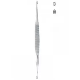 Bone curette de Williger fig. 0/1, 140 mm
