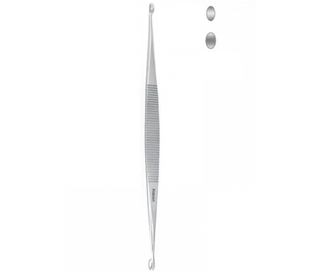 Bone curette de Williger fig. 0/1, 140 mm