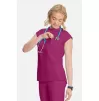 Medicīniskā sieviešu blūze CK742A fuksijas rozā (fuksijas)