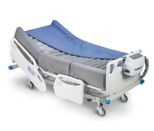 Medical anti-decubitus mattress with turning and air regulation system (compressor), Optima Turn, WELLELL