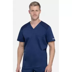 Мужская медицинская блузка WW603 темно-синий