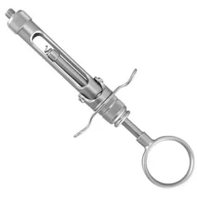 SS-2000 Syringe manual aspirating breech loading with ring handle 1,8 ml