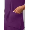 Медицинская блузка A6008 фиолетового цвета