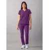 Медицинская блузка A6008 фиолетового цвета