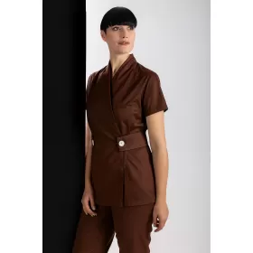 Woman top Panarea chocolate
