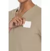 Women's 3-Pocket V-Neck Shirttail Scrub Top CK961A Khaki