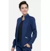 Medicīniskais jaka ar rāvējslēdzēju WW301 tumši zila