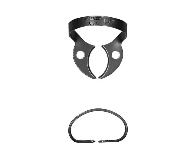 Black Line rubber dam clamp #W7