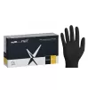 Nitrile disposable diagnostic and protective gloves, Easycare Flex, black, 100 pcs