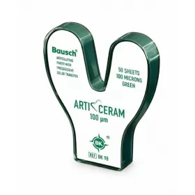 Articulating paper Arti-Ceram 100 µ green horseshoe, 50 pcs.