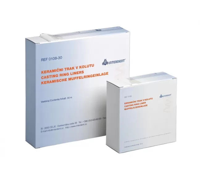 Metal casting ring liners, 30 m