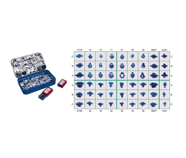 Wax pontics for ceramics set 270 pcs