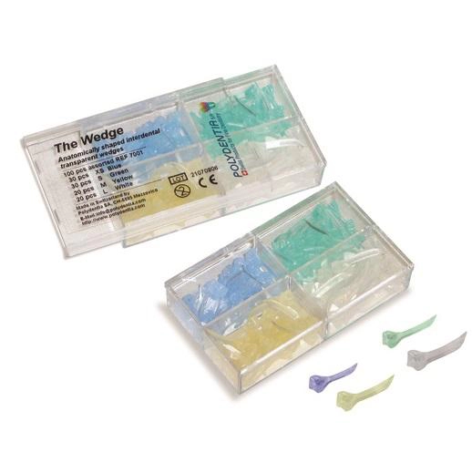 The Wedge, assorted, 100 pcs.