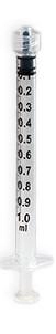 Insulin Syringes without needle, 3-Part Luer Lock, sterile, 1 ml, 100 pcs.