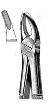 Exctracting forceps for upper premolars