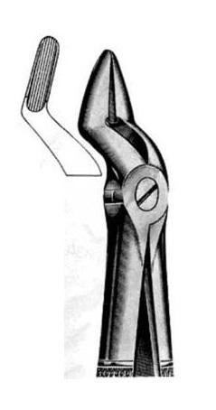 Exctracting forceps for upper teeth & resection