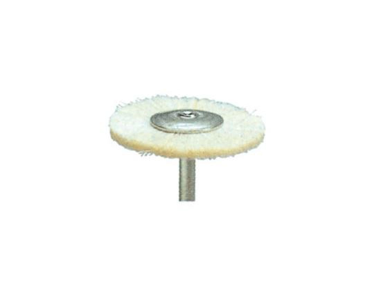 Bristles brush with shank, soft, 19 mm