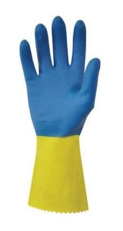 Ķīmiski izturīgi cimdi, DUO PLUS, dubultais latekss, 30 cm, 1 pāris