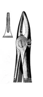 Exctracting forceps for upper root & incisors