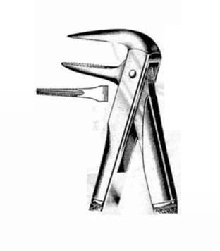 Knaibles ķirurģiskām apakšējām saknēm