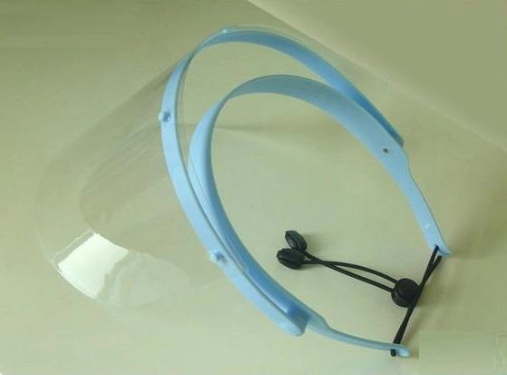 Face shield with frame (1 frame + 10 shields)