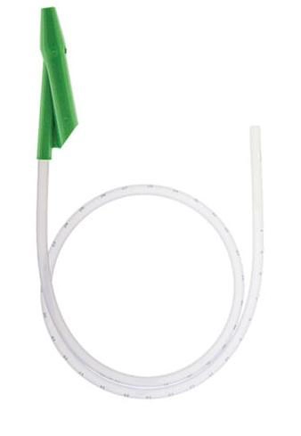 Катетер с вакуумным контролем для аспирации из носа, горла, лёгких, 1 стол.