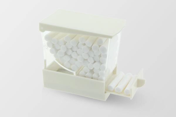 Cotton rolls dispenser