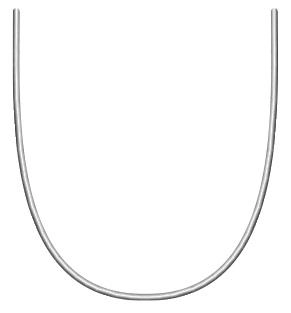 Orthodontic wire Arches Memoria 0,4 mm, 10 pcs. Orthodontic wire Arches Memoria 0,4 mm, 10 pcs.