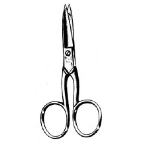 Nail scissors straight 10 cm.
